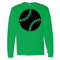 Heavy Cotton 100% Cotton Long Sleeve T Shirt Thumbnail