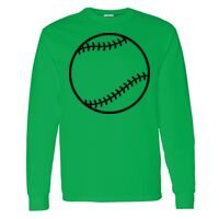 Heavy Cotton 100% Cotton Long Sleeve T Shirt Thumbnail