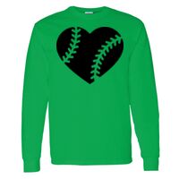 Heavy Cotton 100% Cotton Long Sleeve T Shirt Thumbnail