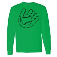 Heavy Cotton 100% Cotton Long Sleeve T Shirt Thumbnail