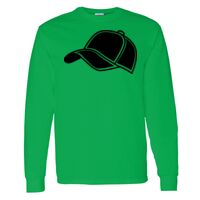 Heavy Cotton 100% Cotton Long Sleeve T Shirt Thumbnail