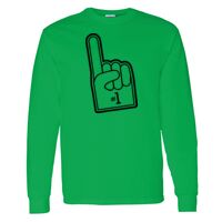 Heavy Cotton 100% Cotton Long Sleeve T Shirt Thumbnail