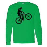 Heavy Cotton 100% Cotton Long Sleeve T Shirt Thumbnail
