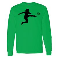 Heavy Cotton 100% Cotton Long Sleeve T Shirt Thumbnail