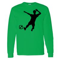 Heavy Cotton 100% Cotton Long Sleeve T Shirt Thumbnail