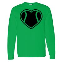 Heavy Cotton 100% Cotton Long Sleeve T Shirt Thumbnail