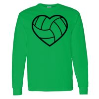 Heavy Cotton 100% Cotton Long Sleeve T Shirt Thumbnail