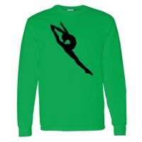 Heavy Cotton 100% Cotton Long Sleeve T Shirt Thumbnail