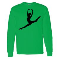 Heavy Cotton 100% Cotton Long Sleeve T Shirt Thumbnail