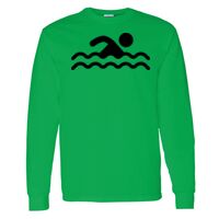 Heavy Cotton 100% Cotton Long Sleeve T Shirt Thumbnail