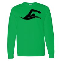 Heavy Cotton 100% Cotton Long Sleeve T Shirt Thumbnail