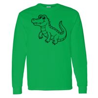 Heavy Cotton 100% Cotton Long Sleeve T Shirt Thumbnail