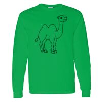 Heavy Cotton 100% Cotton Long Sleeve T Shirt Thumbnail