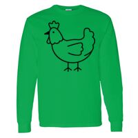 Heavy Cotton 100% Cotton Long Sleeve T Shirt Thumbnail