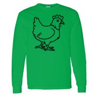 Heavy Cotton 100% Cotton Long Sleeve T Shirt Thumbnail