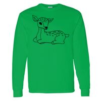 Heavy Cotton 100% Cotton Long Sleeve T Shirt Thumbnail