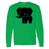 Heavy Cotton 100% Cotton Long Sleeve T Shirt Thumbnail