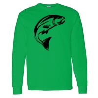 Heavy Cotton 100% Cotton Long Sleeve T Shirt Thumbnail