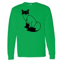 Heavy Cotton 100% Cotton Long Sleeve T Shirt Thumbnail