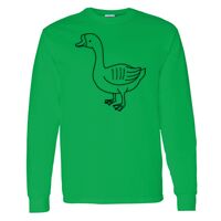 Heavy Cotton 100% Cotton Long Sleeve T Shirt Thumbnail