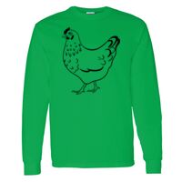 Heavy Cotton 100% Cotton Long Sleeve T Shirt Thumbnail