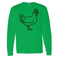 Heavy Cotton 100% Cotton Long Sleeve T Shirt Thumbnail