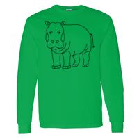 Heavy Cotton 100% Cotton Long Sleeve T Shirt Thumbnail