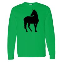 Heavy Cotton 100% Cotton Long Sleeve T Shirt Thumbnail