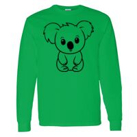 Heavy Cotton 100% Cotton Long Sleeve T Shirt Thumbnail