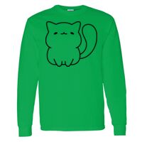 Heavy Cotton 100% Cotton Long Sleeve T Shirt Thumbnail