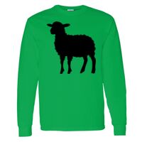 Heavy Cotton 100% Cotton Long Sleeve T Shirt Thumbnail