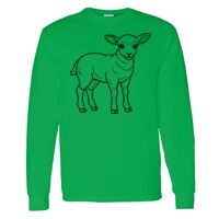 Heavy Cotton 100% Cotton Long Sleeve T Shirt Thumbnail