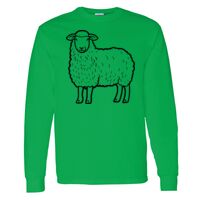 Heavy Cotton 100% Cotton Long Sleeve T Shirt Thumbnail