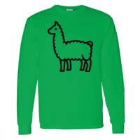 Heavy Cotton 100% Cotton Long Sleeve T Shirt Thumbnail