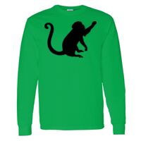 Heavy Cotton 100% Cotton Long Sleeve T Shirt Thumbnail