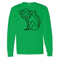 Heavy Cotton 100% Cotton Long Sleeve T Shirt Thumbnail