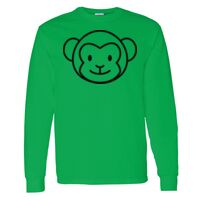 Heavy Cotton 100% Cotton Long Sleeve T Shirt Thumbnail