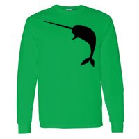 Heavy Cotton 100% Cotton Long Sleeve T Shirt Thumbnail