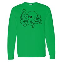 Heavy Cotton 100% Cotton Long Sleeve T Shirt Thumbnail