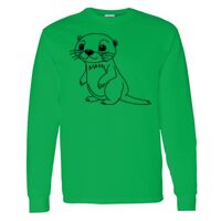 Heavy Cotton 100% Cotton Long Sleeve T Shirt Thumbnail