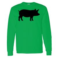 Heavy Cotton 100% Cotton Long Sleeve T Shirt Thumbnail