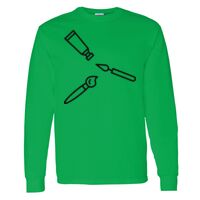 Heavy Cotton 100% Cotton Long Sleeve T Shirt Thumbnail
