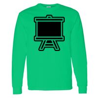 Heavy Cotton 100% Cotton Long Sleeve T Shirt Thumbnail