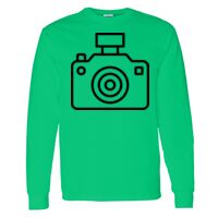 Heavy Cotton 100% Cotton Long Sleeve T Shirt Thumbnail