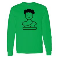 Heavy Cotton 100% Cotton Long Sleeve T Shirt Thumbnail