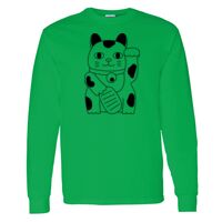 Heavy Cotton 100% Cotton Long Sleeve T Shirt Thumbnail