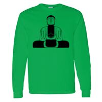Heavy Cotton 100% Cotton Long Sleeve T Shirt Thumbnail