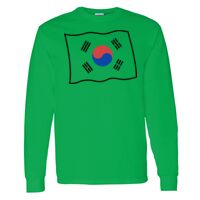 Heavy Cotton 100% Cotton Long Sleeve T Shirt Thumbnail