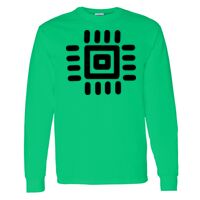 Heavy Cotton 100% Cotton Long Sleeve T Shirt Thumbnail