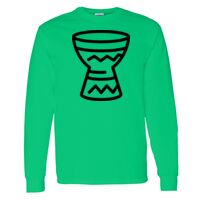 Heavy Cotton 100% Cotton Long Sleeve T Shirt Thumbnail
